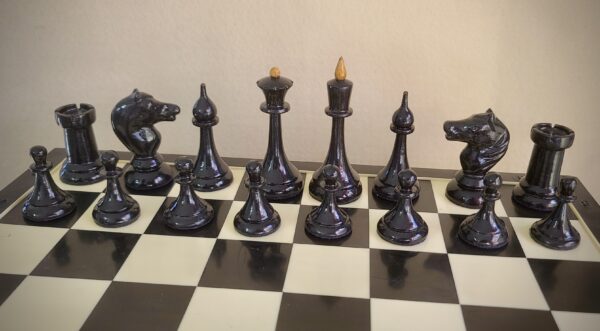 The Monochrome Set: Soviet ‘Mordovian Style’ Gulag Chessmen, c.1955 - Image 11